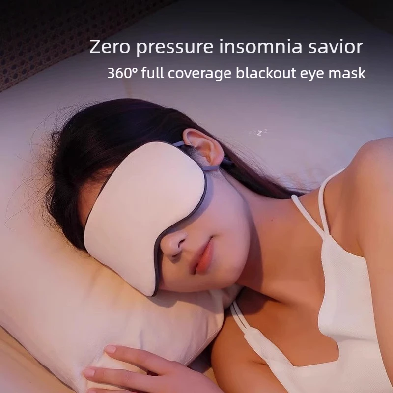 Double-sided Cool and Warm Dual-use Breathable Ice Silk Summer Eye Mask Blocks Light Without Pressing The Eyes Protects Sleep