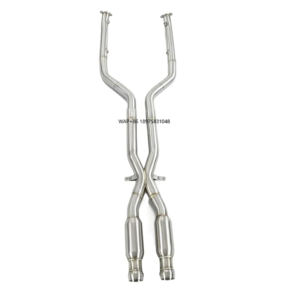 GDR Auto Performance Exhaust System MidPipe Stainless Steel Tuning Midpipe for C43 GLC43 3.0T SS304