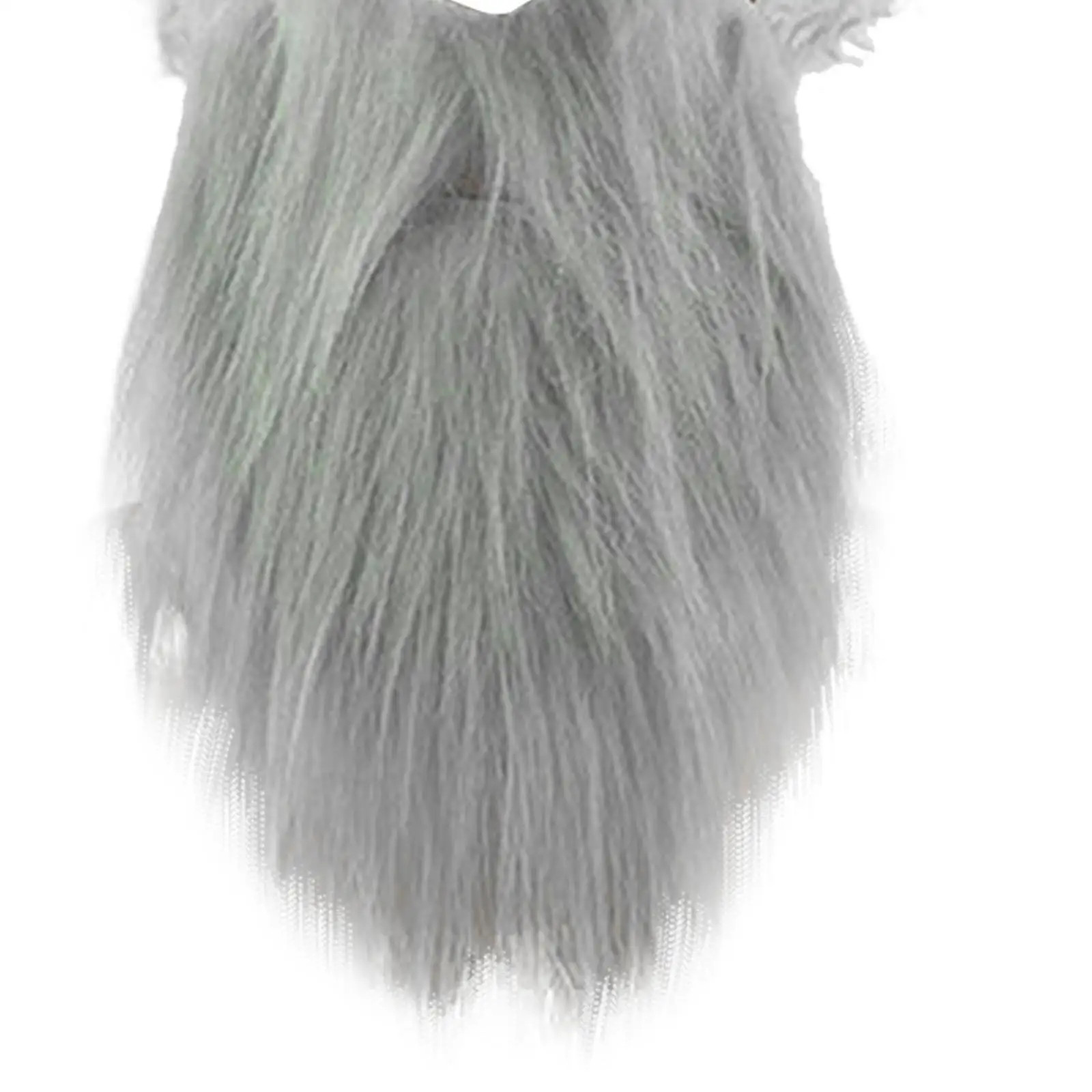 Conjunto de cabelo e barba fantasia bigode para performance festiva de palco de Natal