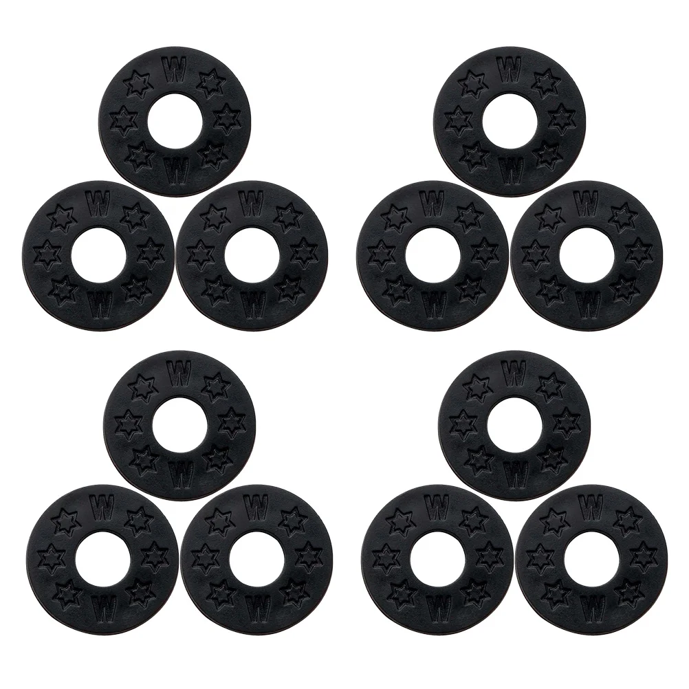 

12Pcs Guitar Strap Button Gasket Soft Silicone Pad Prevents Slipping Damage to Guitar Ideal for Electric and Acoustic Models