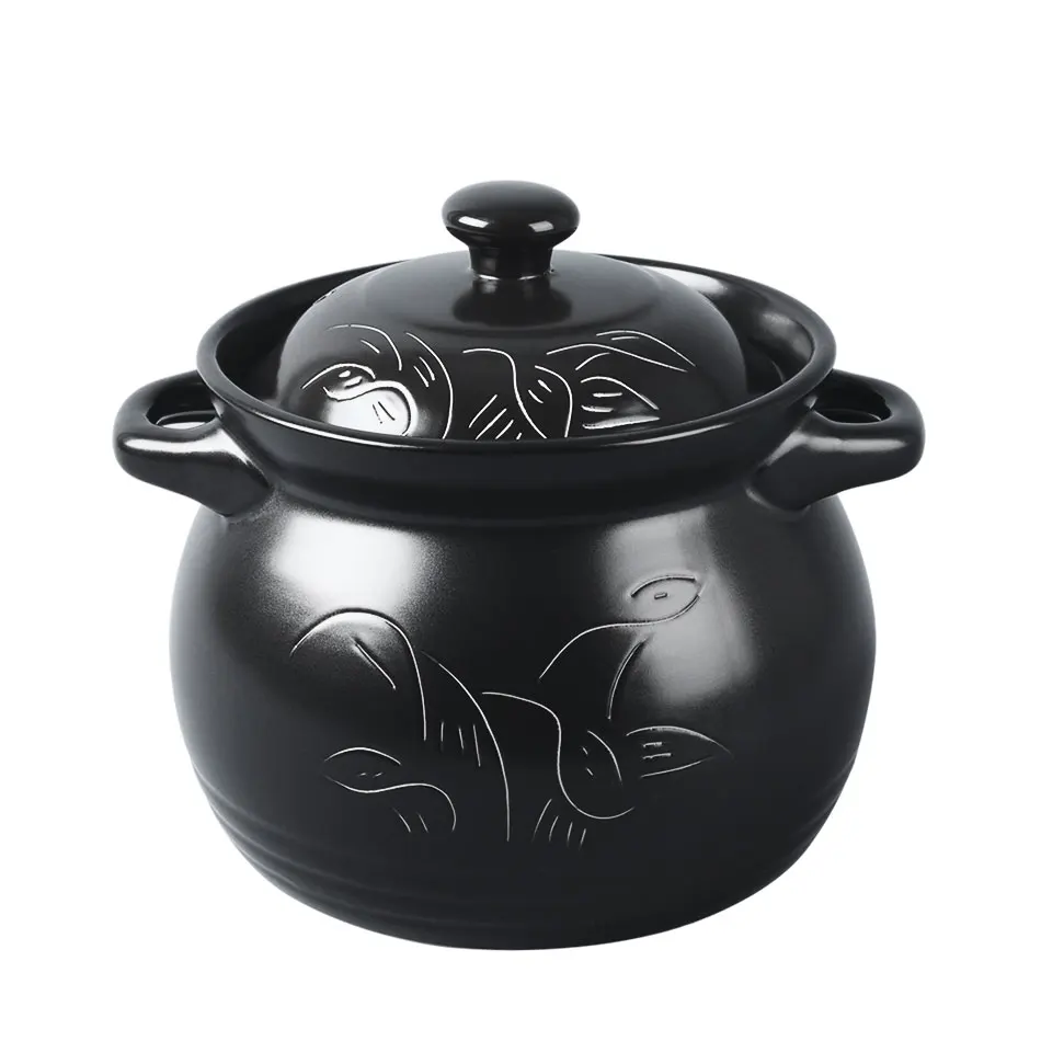 Casserole stew pot soup making household gas stove special high temperature resistant soup making pot ceramic pot casserole