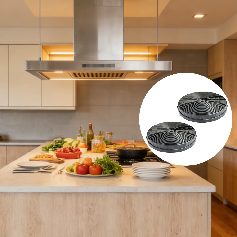 Black Range Hood Activated Carbon Filter 2 Pack for LEX L1 CFK1-TM CFC 60020 USGDCF-G 668WRCS90 63175S 668A750 UC30