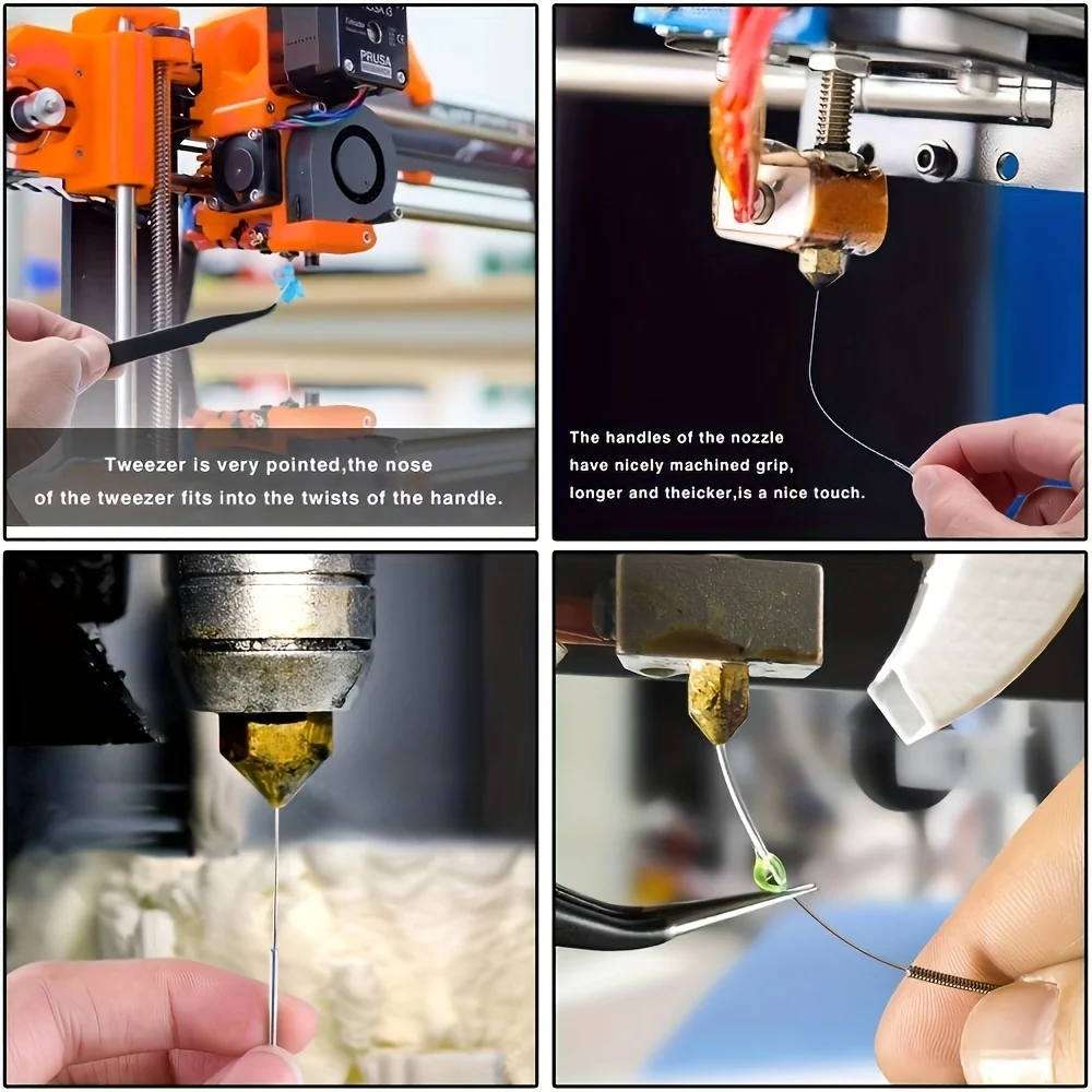 10pcs Cleaning Nozzle Tool Kit - Windshield Wiper, 3D Printer Head, Gas Stove Vent, Showerhead Needle Tube Brush - view 5