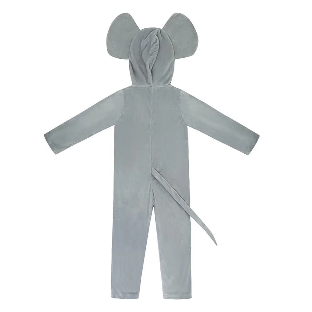 Combinaison de cosplay de souris mignonne pour enfants, vêtements de jeu de rôle imbibés, costume de scène, animal de dessin animé, performance de fête d'Halloween, garçons, filles, enfant