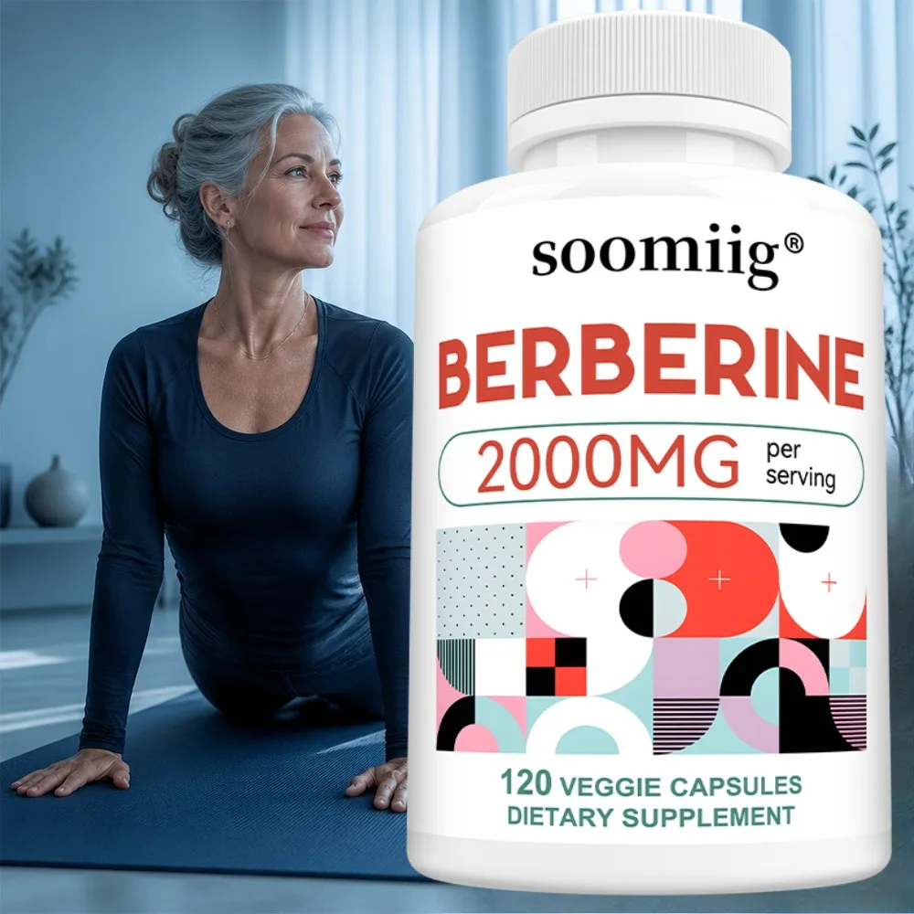 

Berberine Capsules for Regulate Blood Sugar Improve Blood Lipid Metabolism Support Intestinal Health Promotes Digestive Health