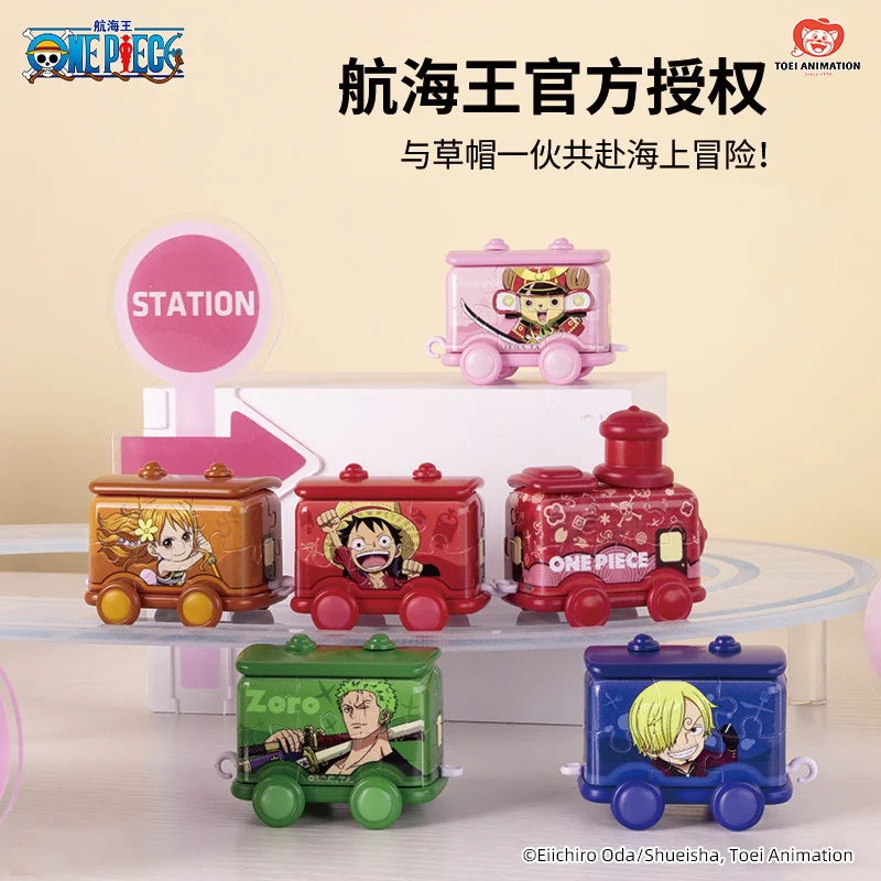 Anime One Piece 3d-jp Sea Adventure Train Puzzle Peripheral Toys For Collectible Toy