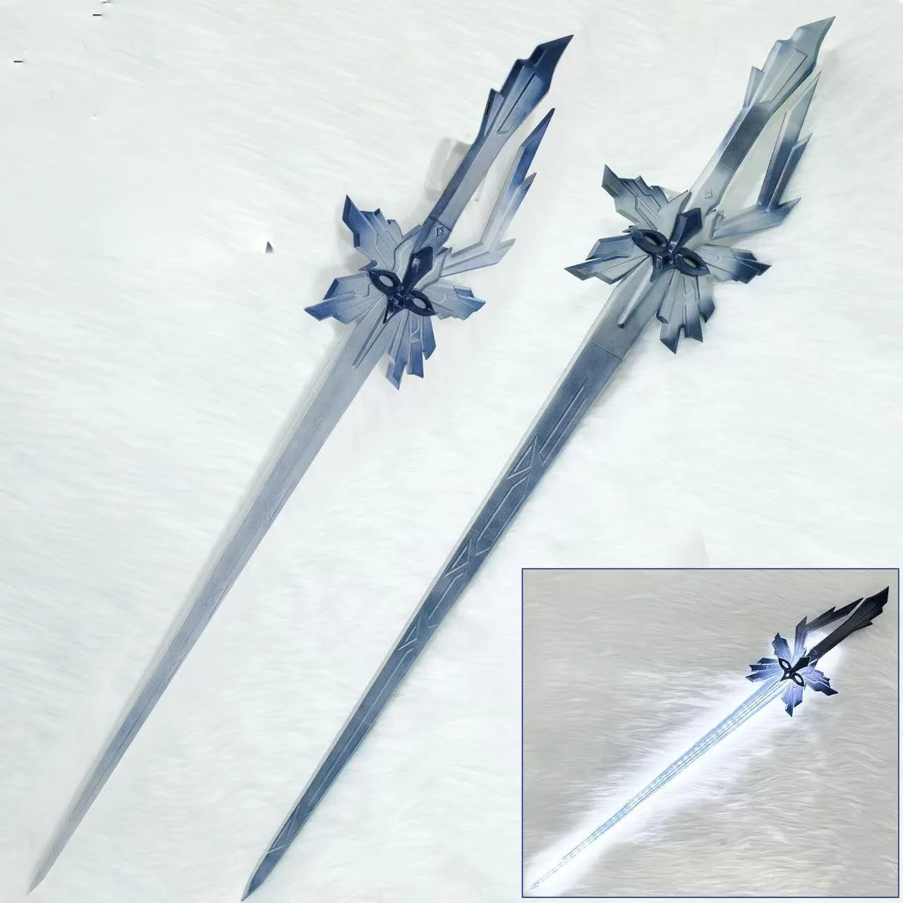 The Captain Capitano Luminous Sword 3D Printing Weapons Game Genshin Impact Cosplay Prop Halloween Christmas Party Accessories