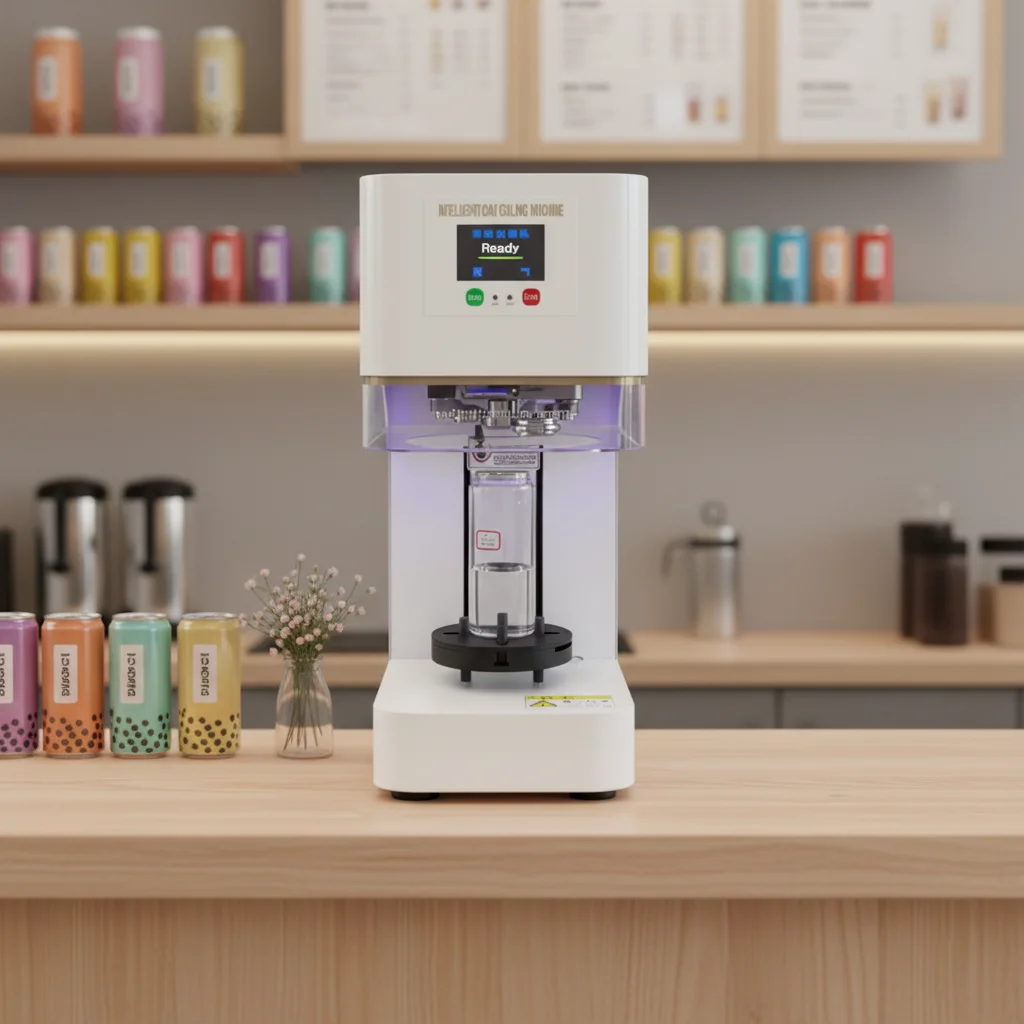 

Новая усовершенствованная полностью автоматическая машина для запечатывания банок с универсальной базой, не вращающаяся, для пива, газированных напитков, соков и безалкогольных напитков.