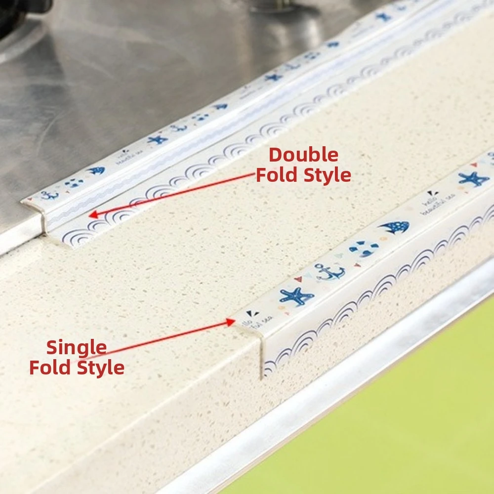 1 Roll PVC Bathroom Sealing Tape Self-adhesive Waterproof Sink Gap Tapes 50/38mm Stain-resistant Window Sealing Tape Home Use
