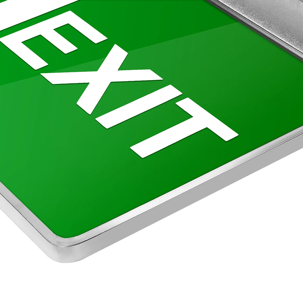 LED Fire Emergency Light Charging Exit Sign Fire Safety Waterproof LED Emergency Light