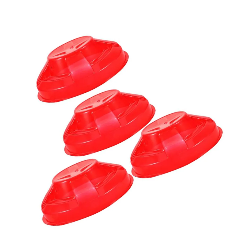 Plastic For Smoke Detector Dust Guards Set of 4 for Fire Alarm Sensors Compatible with Most Office Building Safety Equipment