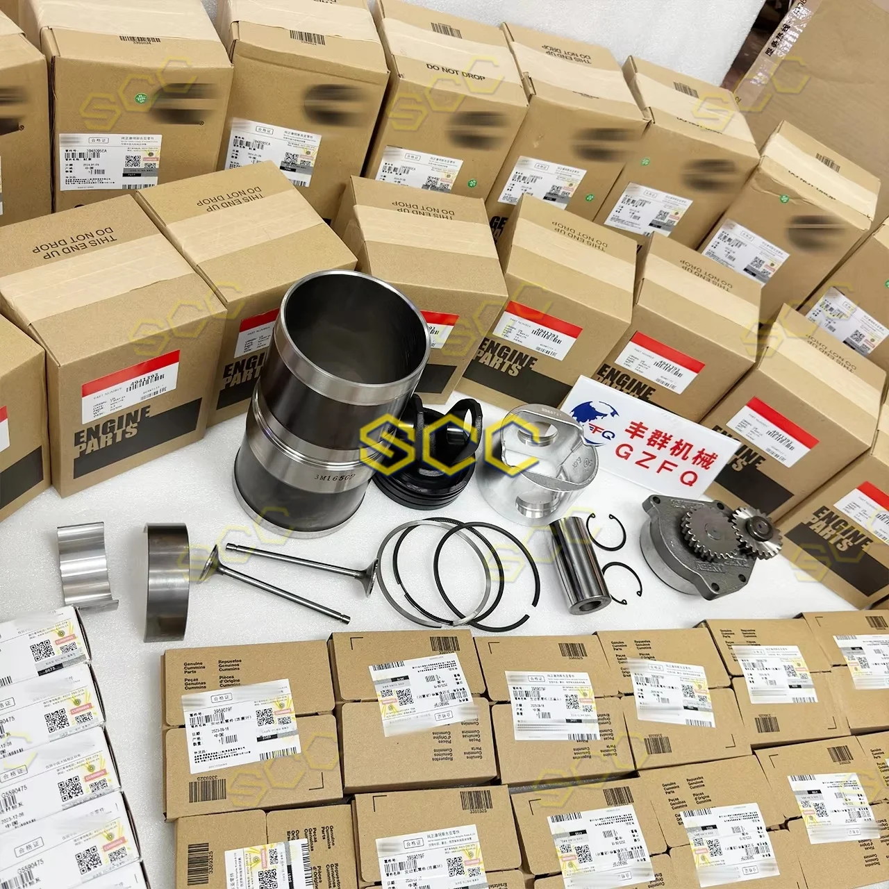 

Original Cummins Engine Spare Parts QSL8.9 NTA855 QSB6.7 QSB4.5 6TB5.9 QSX15 QSM11 Overhaul Repair Kit Liner Kit for Cummins