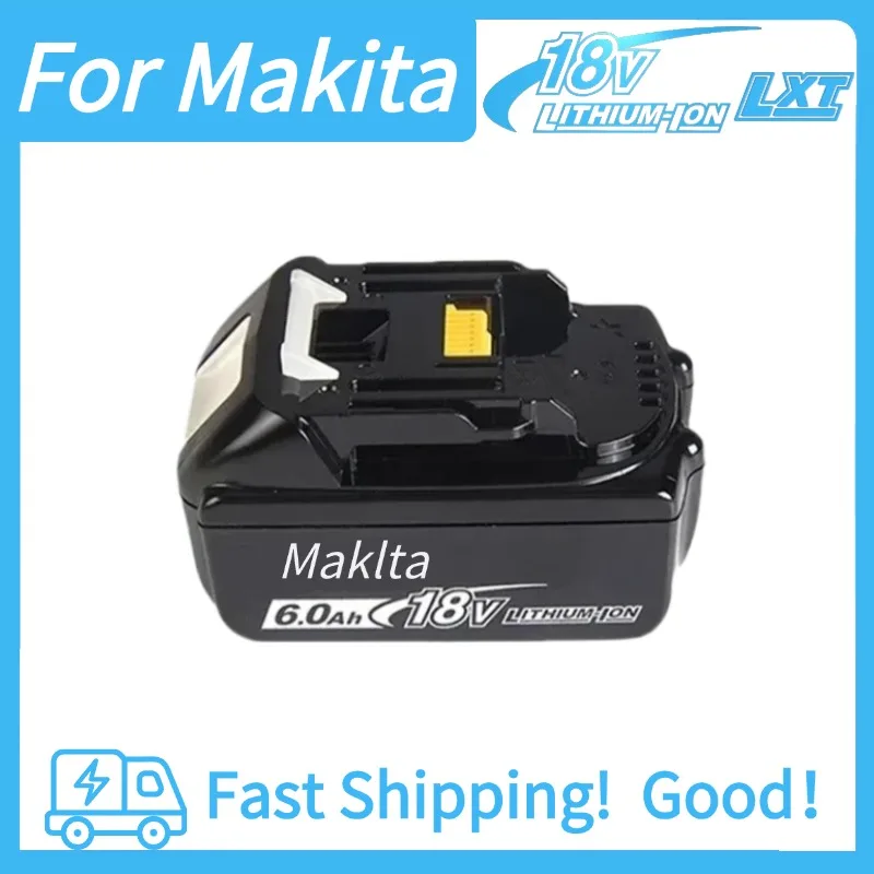 

✨ Оригинальный аккумулятор Makita 18 В, быстрая зарядка 6 Ач, универсальный, подходит для инструментов 18 В, экономичный для ежедневных операций.