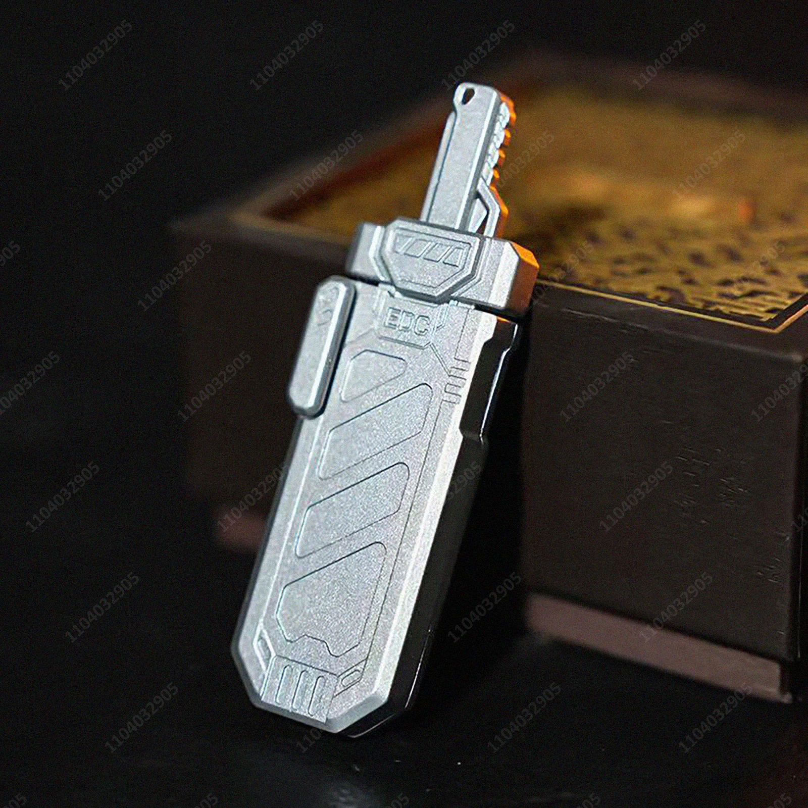 EDC – carte coulissante en métal, épée, Push Portable, Type presse, Fidget Spinner, Gadget, soulagement du Stress, jouet Anti-anxiété, cadeau