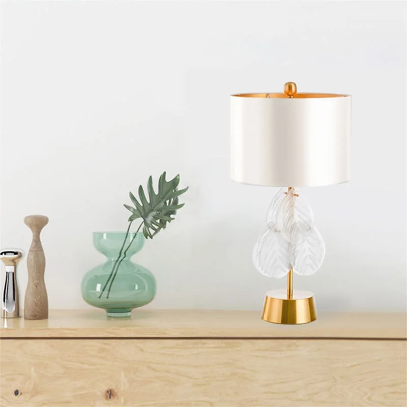 BERTH Contemporary Simple Table Lamp Design Dimmer E27 Luxury Desk Light Home LED Decorative For Foyer Living Room Bedroom