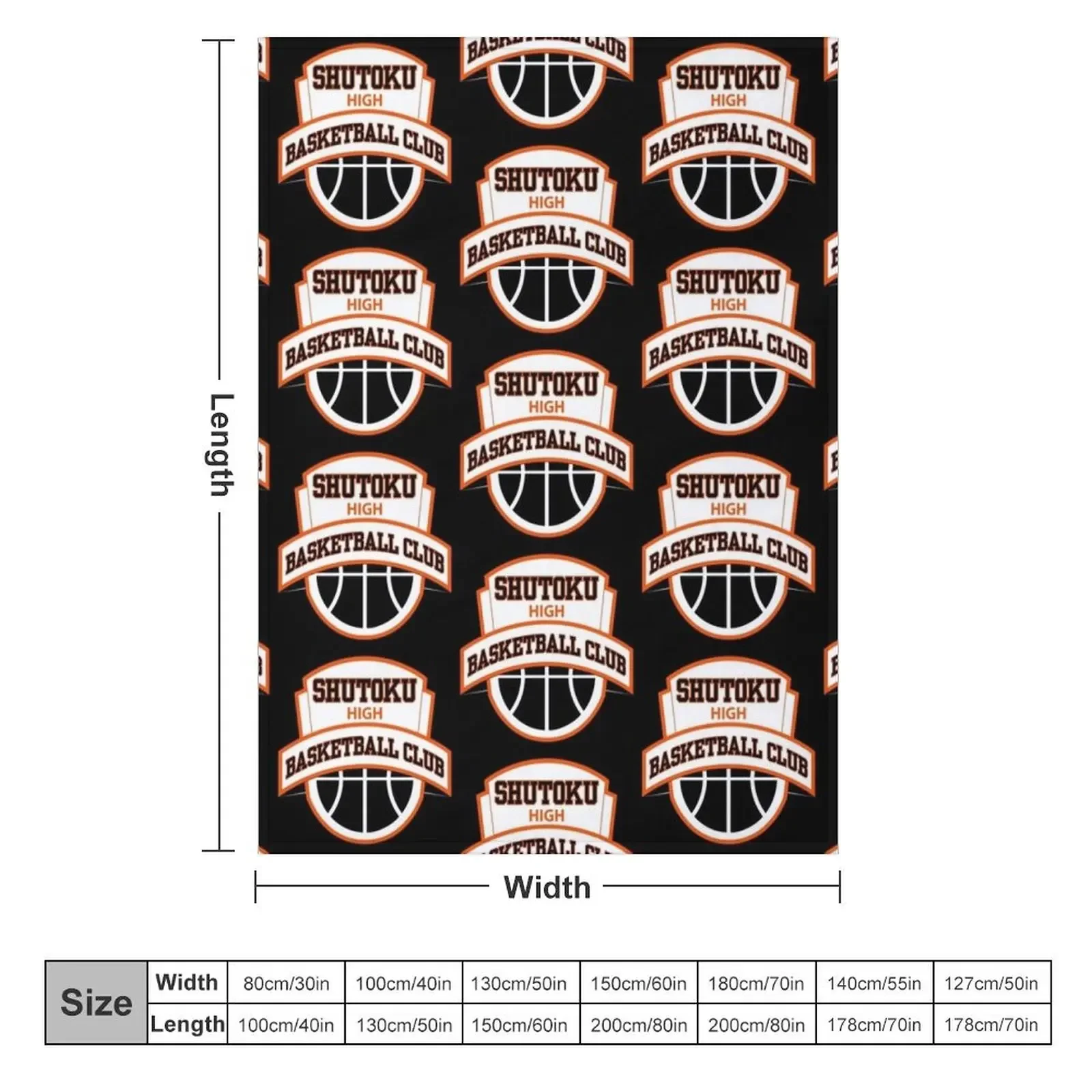 Shutoku High - Basketball Club Logo Throw Blanket Winter beds Soft Big for winter Blankets