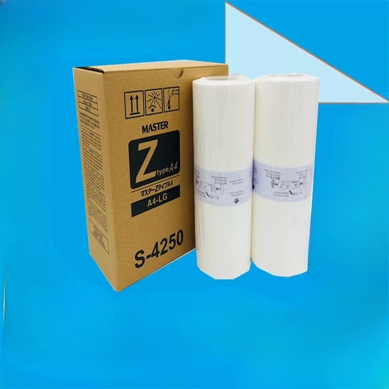

2 рулона/Ctn S-4250 Скоростная печатная машина Универсальная машинная версия Бумага Версия RZA4 Бумага для RIso RZ220 230