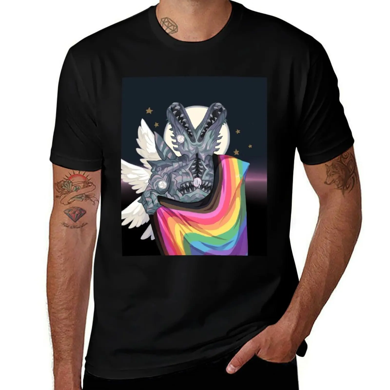

gay pride T-Shirt blacks plus size tops men t shirt