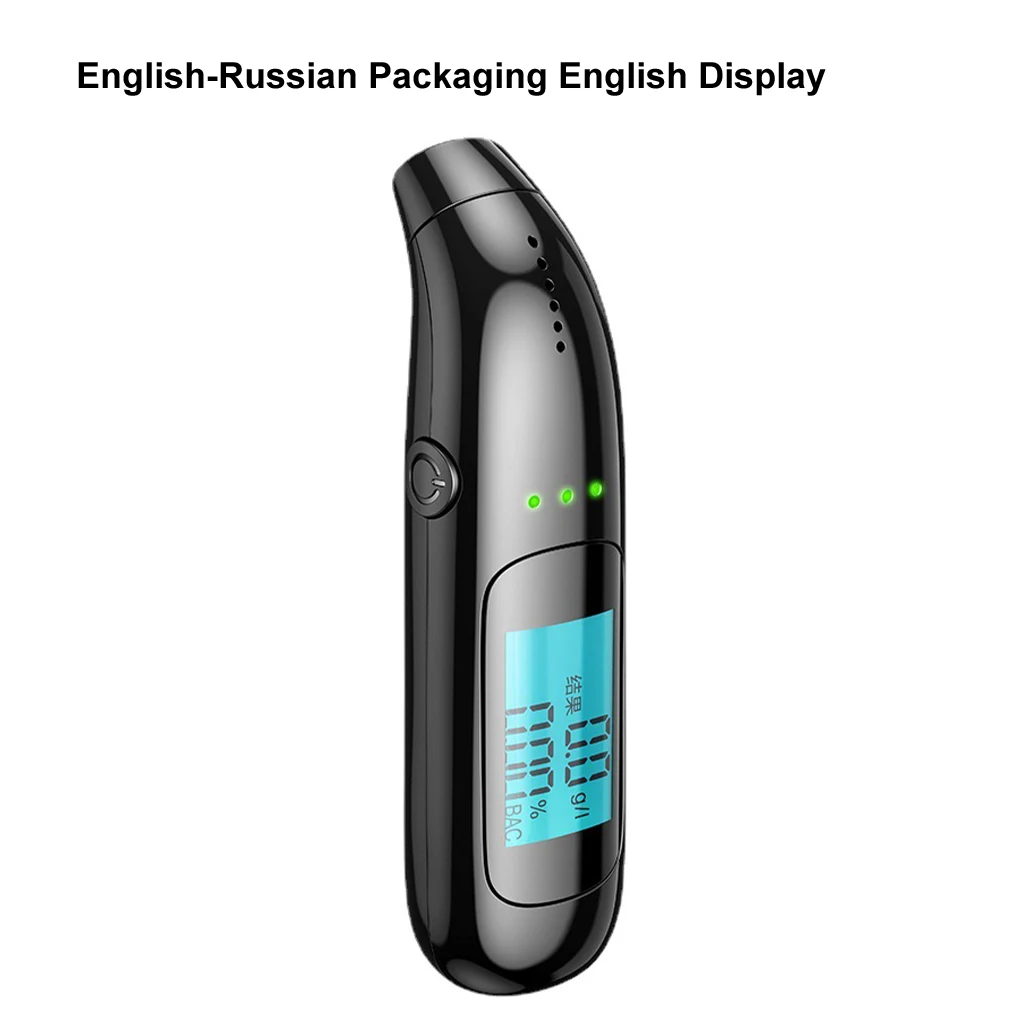 

LCD Digital Display Breathalyzer ForAlcohol Tester Portable High Zero Sensitivity Screen Display English and Russian