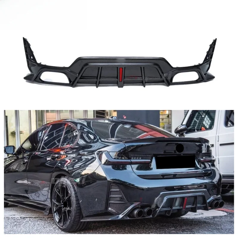 Hot Selling CMST Style Carbon Fiber Rear Bumper Lip Diffuser Mod Parts for 3 Series G20 G21 330i M340i LCI 2023-2026