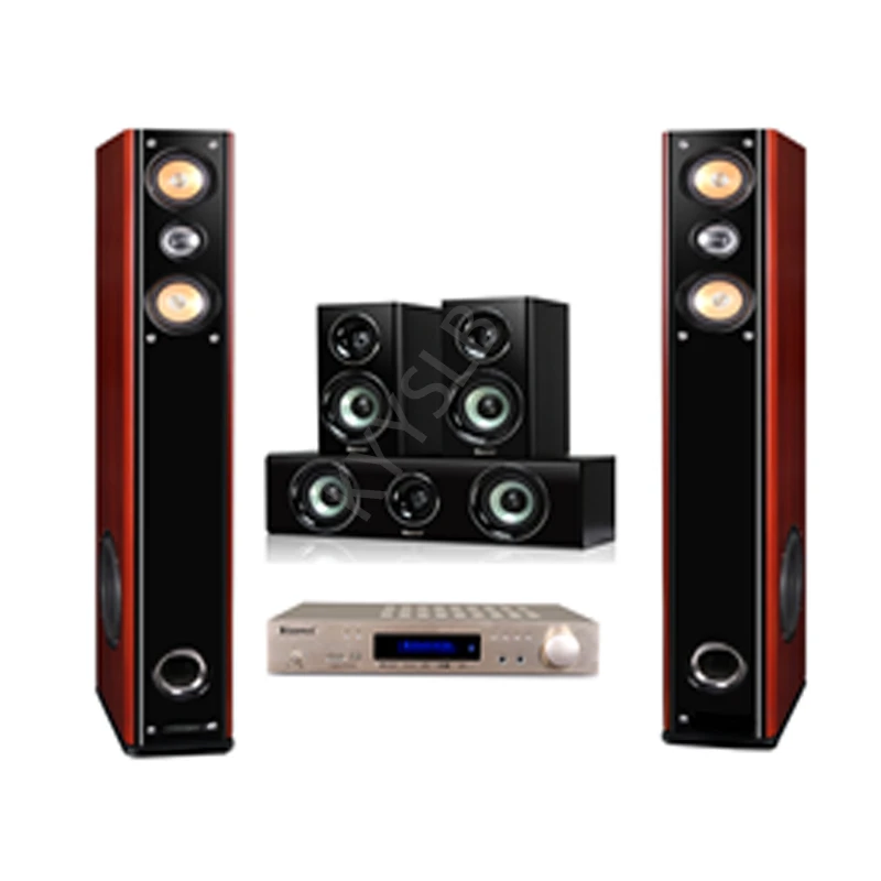 

OEM ODM 1000W Subwoofer Amplifier 5.1 Home Theater System Audio Set Surround HiFi Wood Amplifiers Speaker