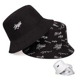 Fashion Bucket Hat Women Summer Korean Bob Sun Hat For Women Double-sided Soft Foldable Panama Cap Woman Casual Fisherman Caps