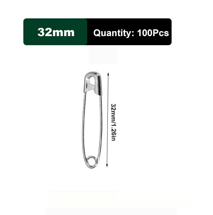 Rust Resistant Safety Pins for DIY Crafts