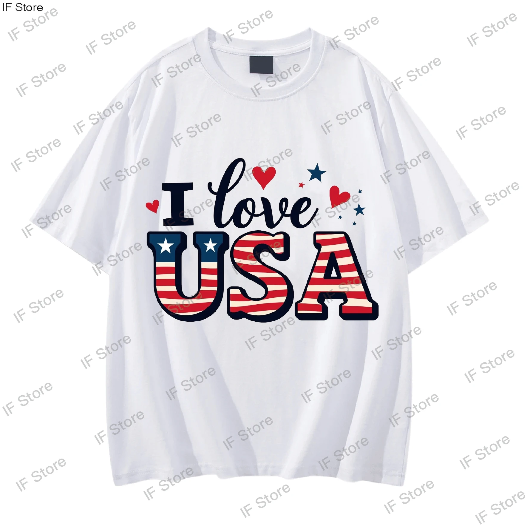 Camiseta bandeira americana 249th independência dia aniversário manga curta em torno do pescoço comemorativo verão camiseta das mulheres dos homens cr