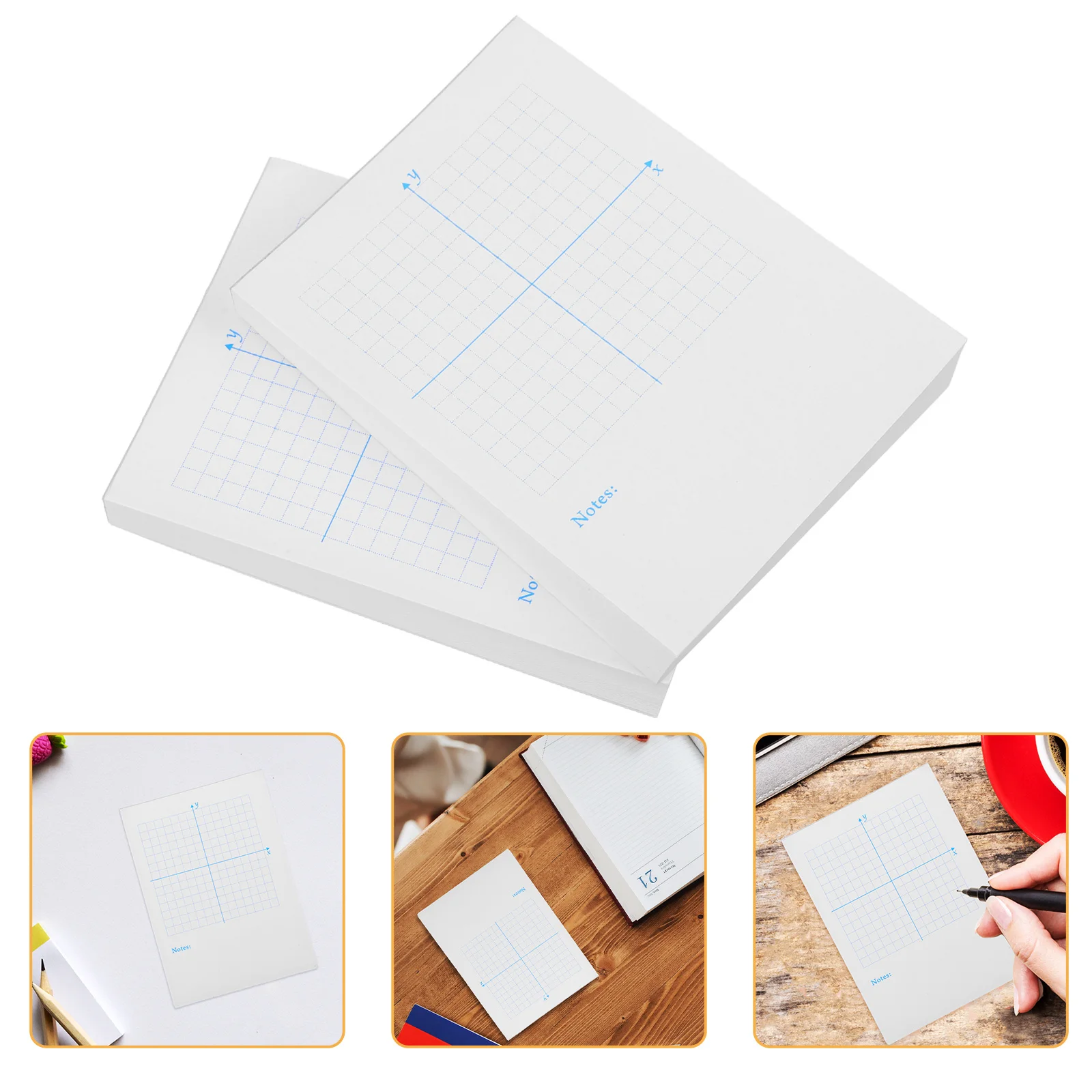 2 Books Xy Graph Paper Classic Grid Sheets for Math Drawing Coordinate Graphing Papers Graph Paper Graphing Sheets