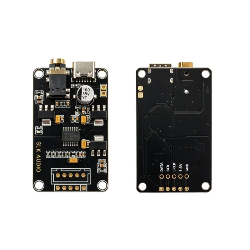 PCM5102A decoding module I2S digital signal input DAC decoding 3.5 analog output Raspberry Pi companion