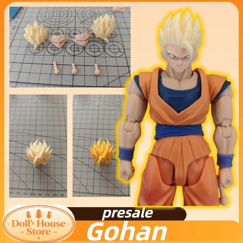 

Новинка 2026: Аксессуары для головы Супер Сайяна Гохана из Dragon Ball Super Saiyan Legendary, скульптура головы, аниме-фигурка, игрушки, подарки
