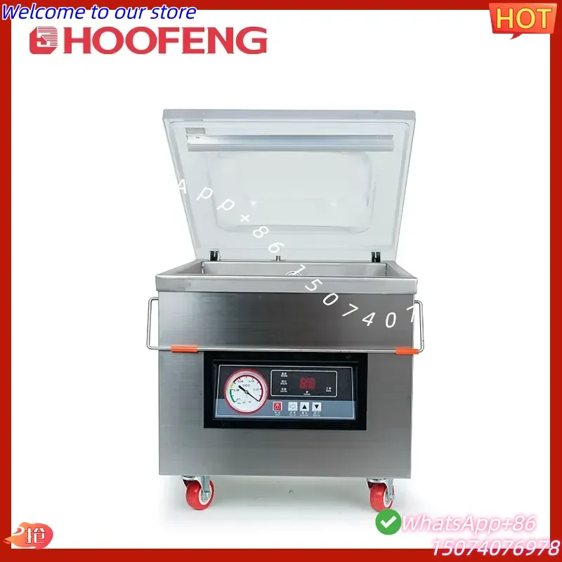 2026 Factory-priced Electric Semi-Automatic Food Shrimp Fish Meat Shop Use Home Desktop Industrial Vertical Vacuum Packaging