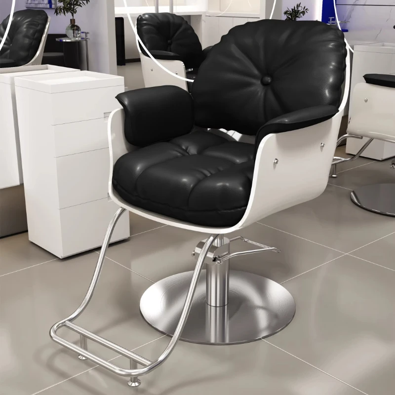 

Элитные парикмахерские кресла: специализированные подъемные кресла для барбершопов, вращающиеся кресла для завивки волос, коммерческая мебель Sedia Da Barbiere ZY40LFY