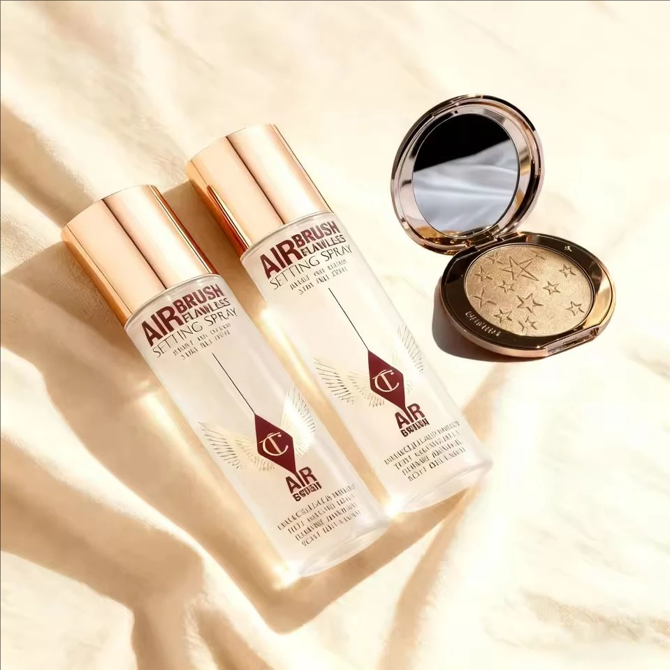 

Модный спрей-фиксатор Charlotte Tilbury, румяна-кушон, жидкие румяна-карандаш, косметика для придания розового оттенка коже, легко наносится, для создания макияжа.