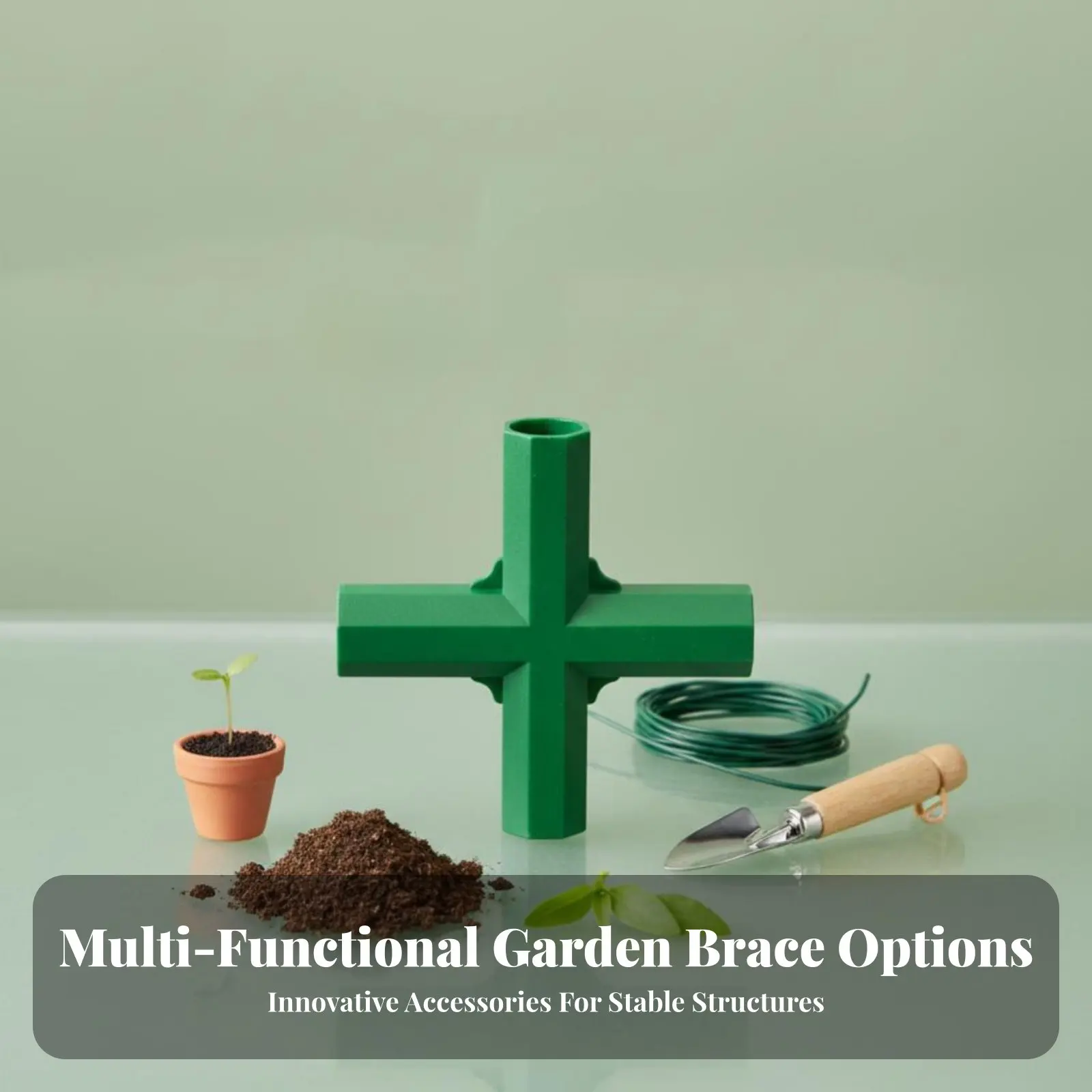 

Rotating Stake Joint Adjustable Angle Garden Stake Connector Kit Reusable Sturdy for verdanthouse Growers, DIY hobbyists