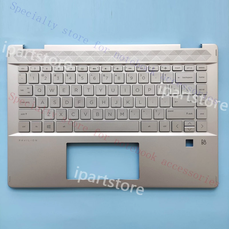 A+  New For HP Pavilion x360 14-DH 14M-DH L53785-001 Palmrest w/Backlit Keyboard