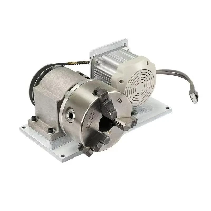 Lathe Spindle Assembly Three-Jaw Chuck Electric Polishing Motor for Billiard Cue Repair and Woodworking Lathe Spindle Assembly