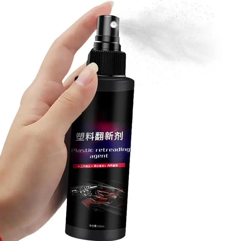 Auto Kunststoffen Herstellen 100Ml Revitalizer Kunststoffen Vernieuwer Voor Auto Rubbers Kunststoffen Onderdelen Opknappen Agent