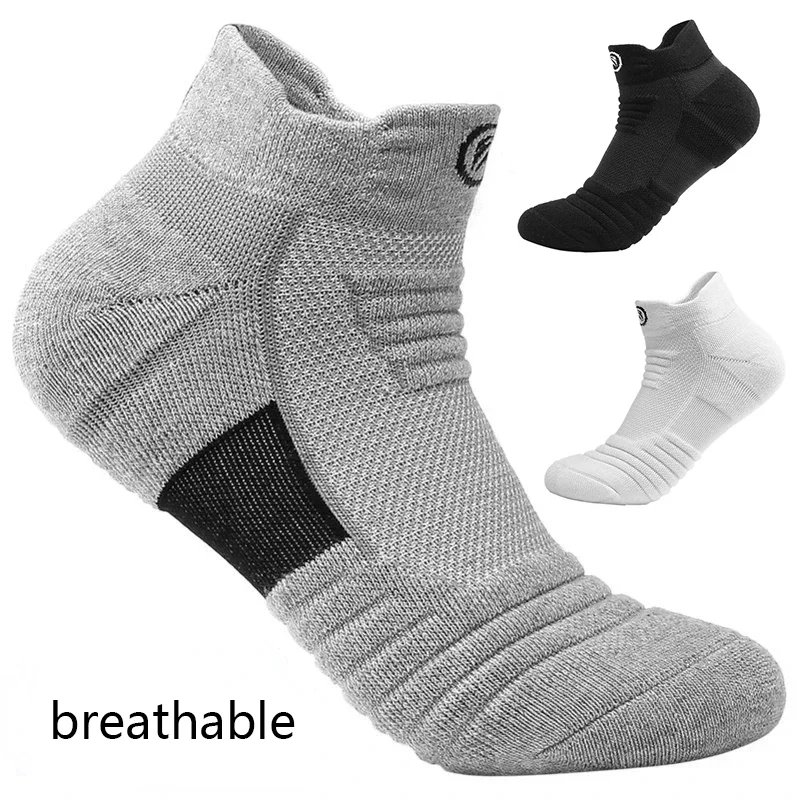 

1pairs Men's Socks Compression Stockings Breathable Basketball Sports Cycling running Towel Socks High Elastic Tube Socks