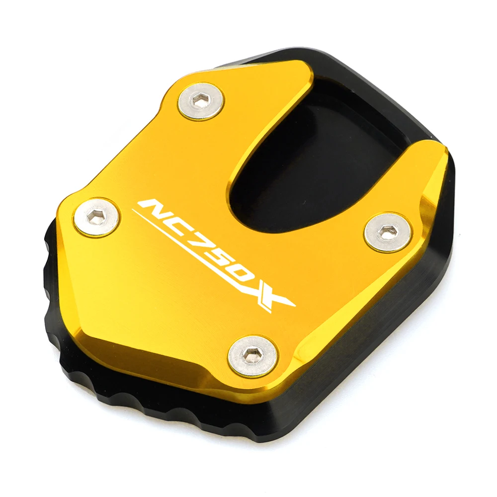 For HONDA Forza750 X-ADV NC750X motorcycle Kickstand Extension Foot Side Stand Enlarge Plate Pad LOGO 750/X-ADV/NC750X