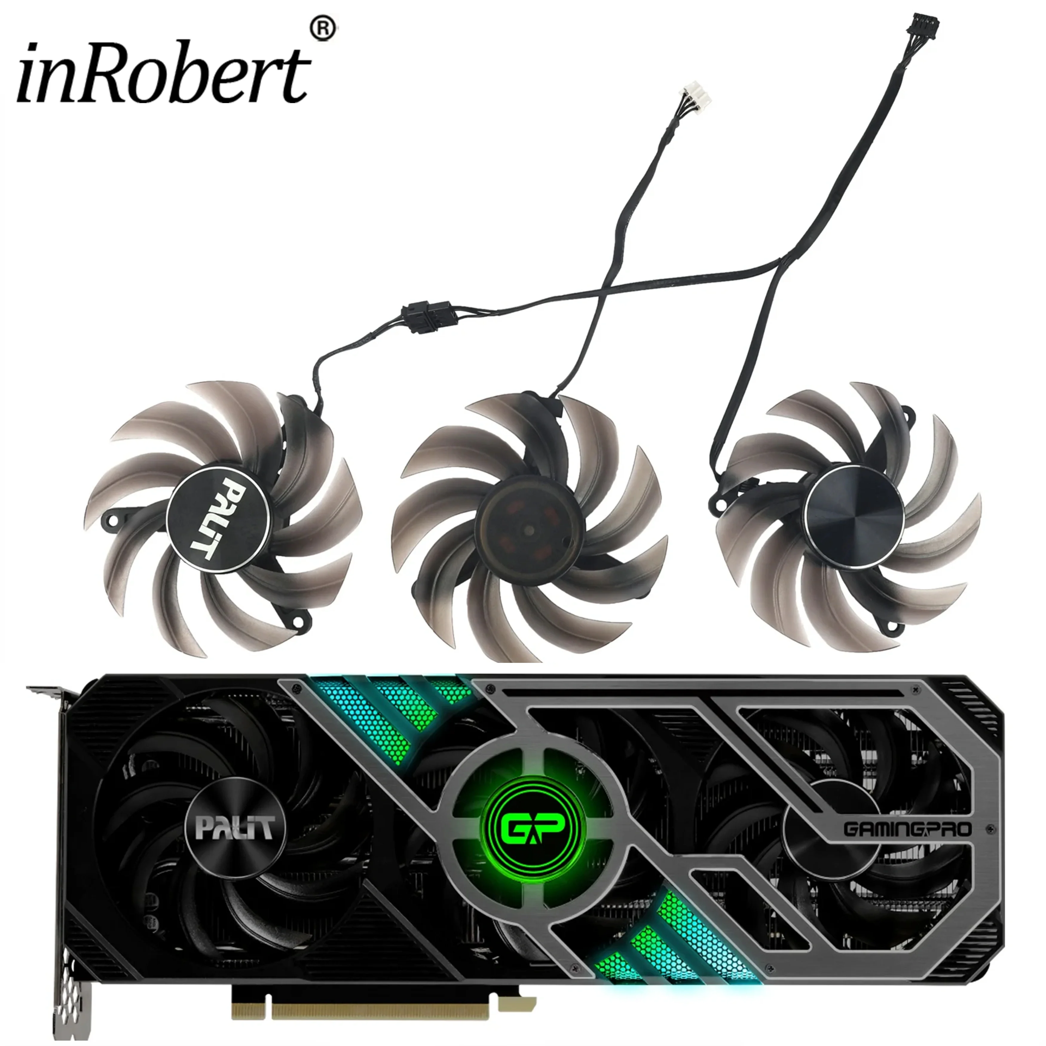 New 82MM R​TX3090 FD8015U12D Video Card Fan For PALIT GeForce RTX 3090 24GB GamingPro OC Graphics Card Cooling Fan
