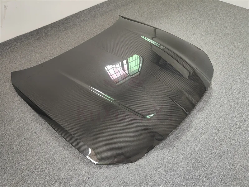 For 2021+BMW M3 G80 M4 G82 CSL style true carbon fiber engine hood front engine compartment cover body kit