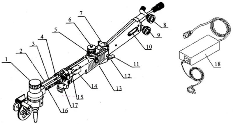 Przenośna automatyczna przecinarka do rur, ręczne narzędzie tnące z automatycznym podajnikiem HK-55D