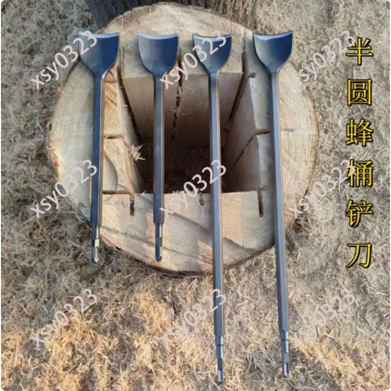 

Semi-circular Carving Chisel, Special Shovel Knife for Wood Barrel Making Log Digging Fit Electric Hammer