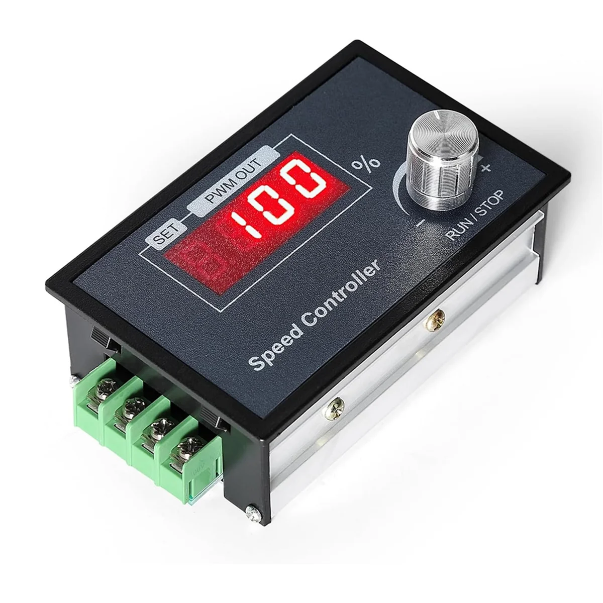Trwały regulator prędkości silnika PWM DC 6-60 V 30 A z wyświetlaczem cyfrowym i solidną płytką PCB - idealny do różnych maszyn