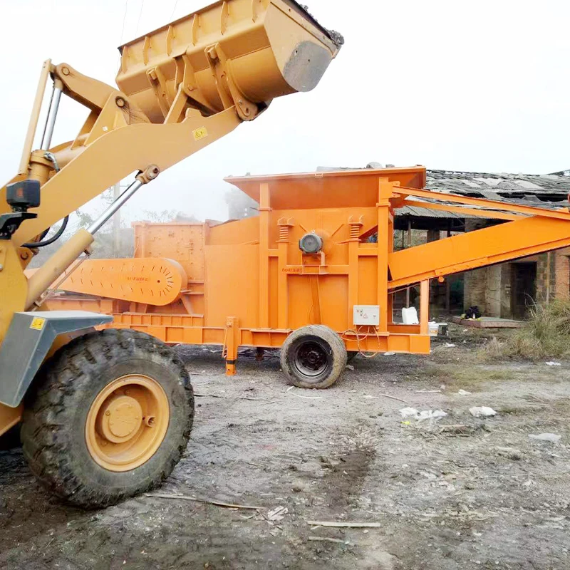 Mobile Crusher Stone Machine Wheeled Mobile Impact Crusher for Mining Quarry Mobile Station Crushing Production Line Hot Product