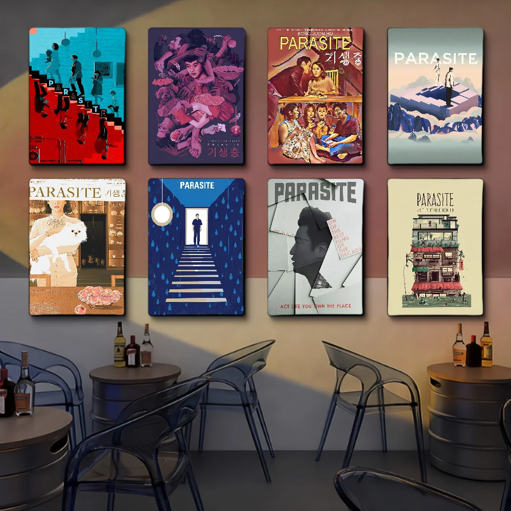

Movie Parasite DIY Sticky Poster Vintage Room Bar Cafe Decor Home Decor