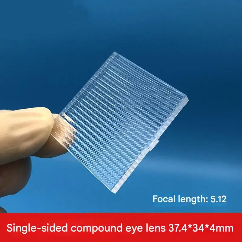 PMMA Compound Eye Lens 37.43x34.09x4mm for Medical Surveillance Security Projection Photographic Lighting and Other Fields