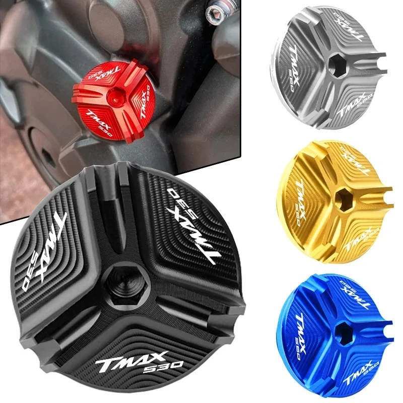 For Yamaha TMAX 530 T-MAX530 SX/DX 2017 2018 2019 TMAX 560 2020-2022 Motorcycle Engine Oil Cap Bolt Fuel Filler Cap Accessories