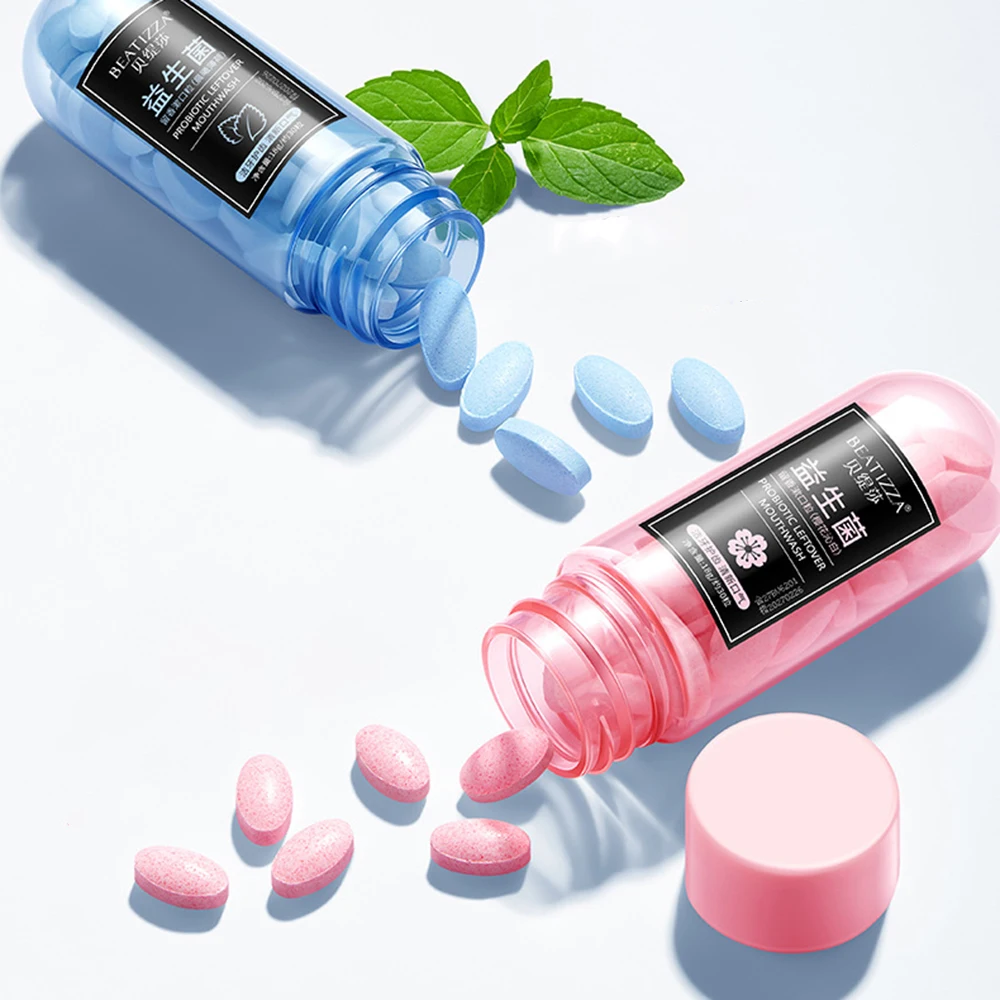 Bottled Probiotics Mouthwash Capsules Portable Disposable Toothpaste For Hotel Restaurant